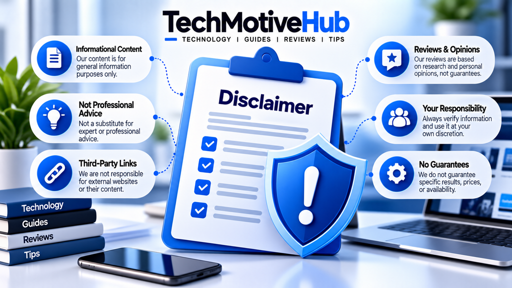 TechMotiveHub Disclaimer